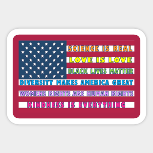 Love is Love - The America I Want Sticker